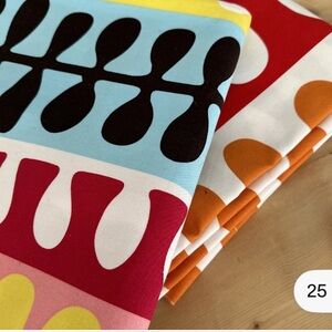 IKEA Hedda Pair of Curtains 2 X 57 X 98 Pole Pocket Cotton Matisse Style